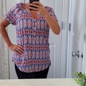 Kim Rogers short sleeve blouse